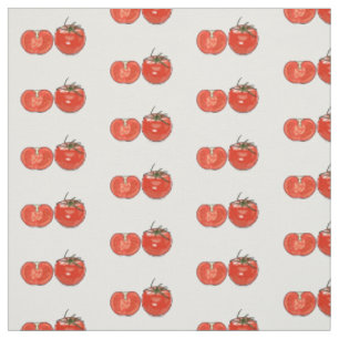 Tecido Ilustração de desenho animado de tomate