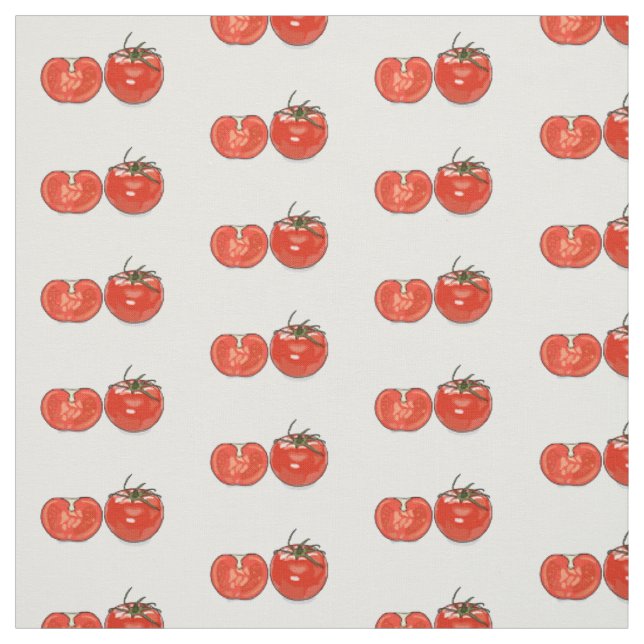 Tecido Ilustração de desenho animado de tomate (Modelo)