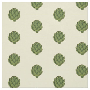 Tecido Ilustração de desenho animado do Artichoke