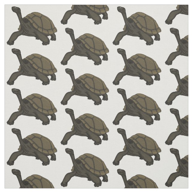 Tecido Ilustração de tartaruga terrestre das Galápagos (Modelo)