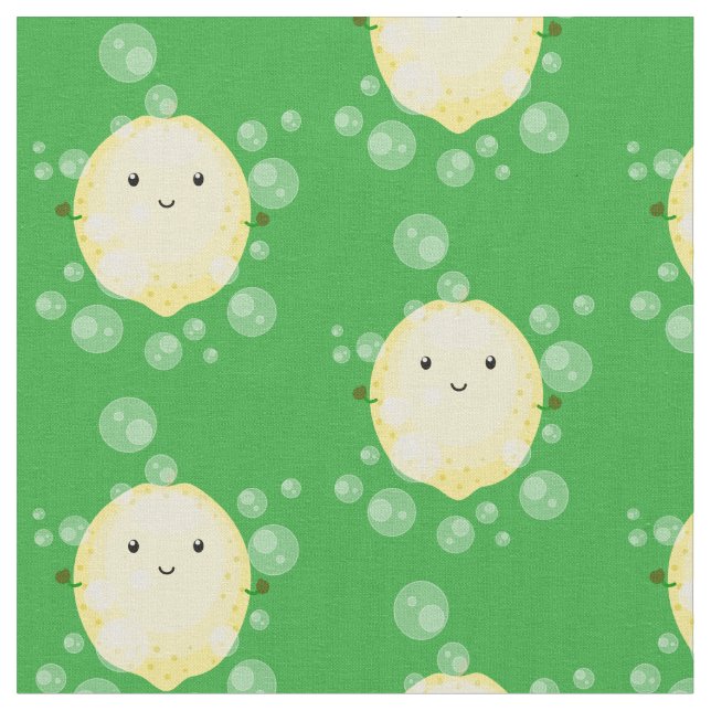 Tecido Imagem das bolhas de fruta de limão-branco (Detalhe)