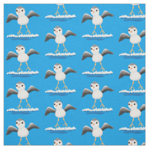 Tecido Imagem de desenho animado de lixívia para bebês