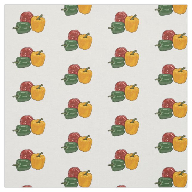 Tecido Imagem de desenho em Capsicum (Modelo)