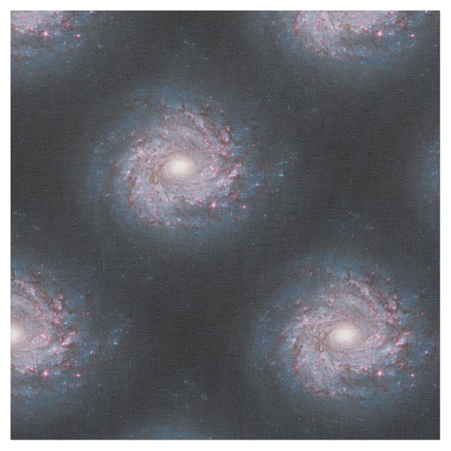 Tecido Imagem de Hubble de uma galáxia espiral (Detalhe)