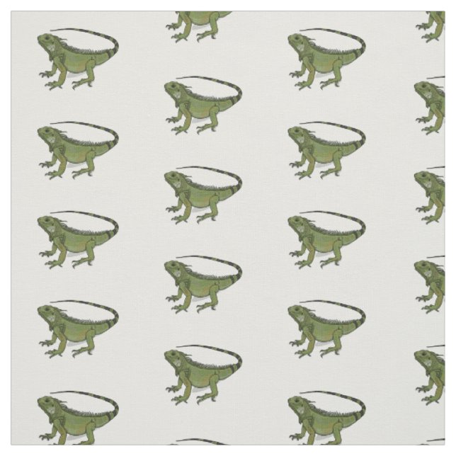 Tecido Imagem do desenho de Iguana (Modelo)