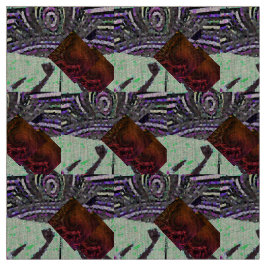 Tecido Imagem do mosaico com pistácio verde-claro