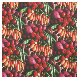 Tecido Imagem dos vegetais do jardim do vegetariano