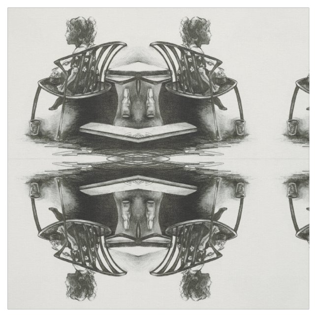 Tecido Imaginação alimenta minha realidade (Modelo)