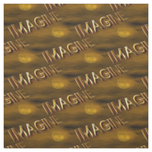 Tecido Imagine um padrão inspirador fantástico (Modelo)