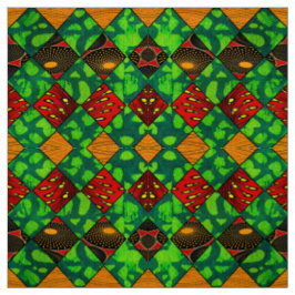 Tecido Impressão Africano Rasta