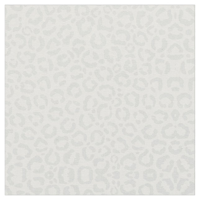 Tecido Impressão Animal da Leopardo da Cinza Branca Elega (Detalhe)