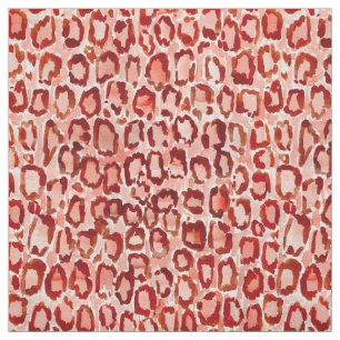 Tecido Impressão animal da pele alaranjada SELVAGEM do