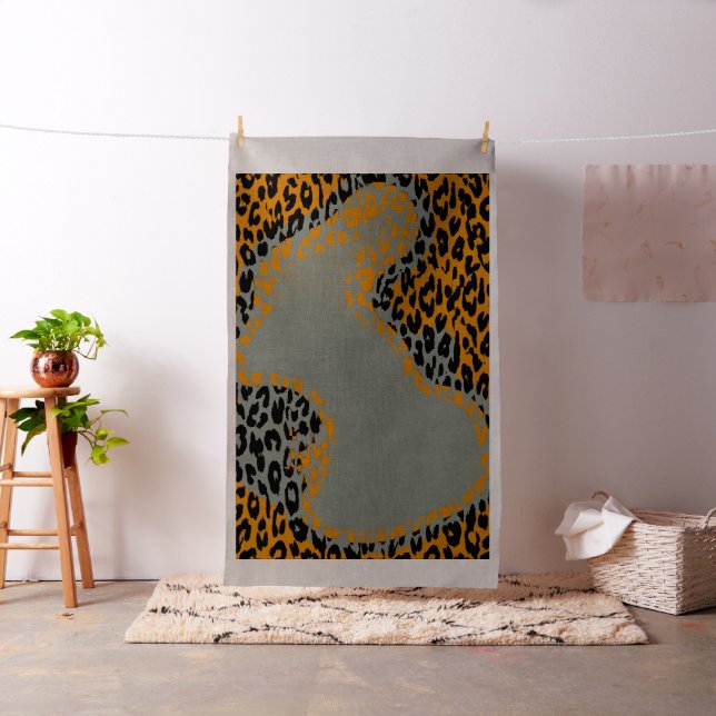 Tecido Impressão animal do leopardo nº 19 (In Situ)