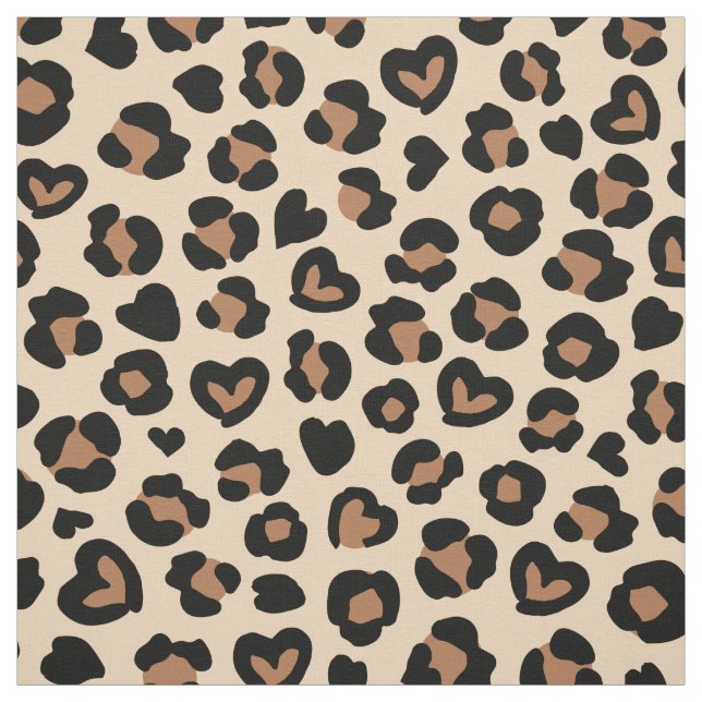 Tecido Impressão Animal, Leopardo Castanho, Manchas de Ch (Modelo)