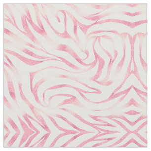 Tecido Impressão Branca de Zebra-Rosa Dourada brilhante E
