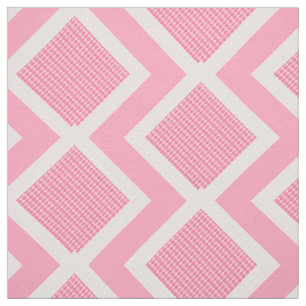 Tecido Impressão Chevron de Argyle Cor-de-Rosa e B