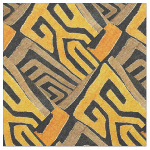 Tecido Impressão Contemporâneo de Lama Africana