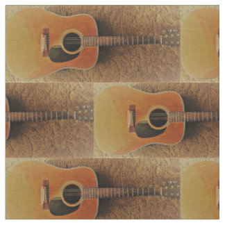 Tecido impressão da guitarra