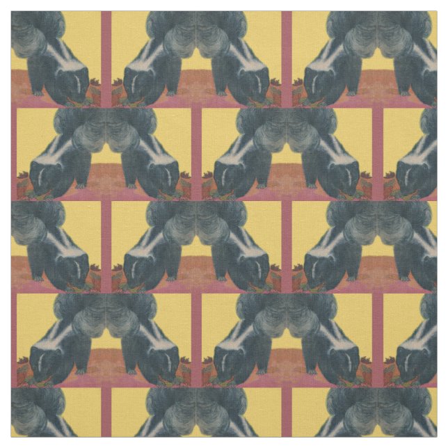 Tecido impressão da jaritataca (Modelo)