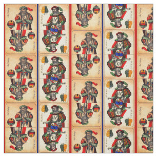 Tecido Impressão de cartões do século XIX do tarot