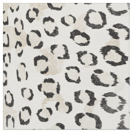 Tecido impressão de chic black and white cheetah