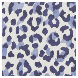 Tecido impressão de chic marinho azul e chita branca