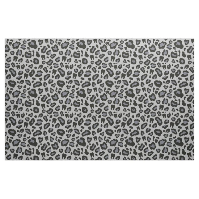 Tecido Impressão de leopardo dentário (Fat Quarter)