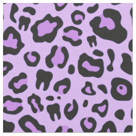 Tecido Impressão de leopardo dentário roxo