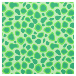 Tecido Impressão de Leopardo - Tons de Verde Hortelã