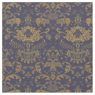 Tecido Impressão de Padrão de Elefantes Orientais Chinese