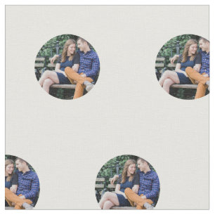 Tecido Impressão de Ponto de Foto Personalizado 1