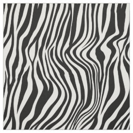 Tecido Impressão de Zebra Branca e Negra