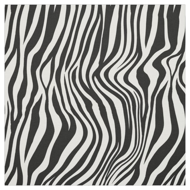 Tecido Impressão de Zebra Branca e Negra (Modelo)