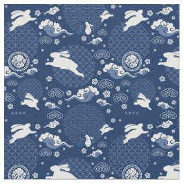 Tecido Impressão do Coelho do Festival QiXi WangXian