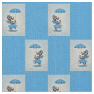 Tecido Impressão do guarda-chuva do carregando da senhor