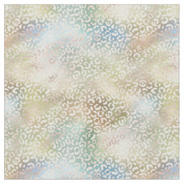 Tecido Impressão do Leopardo Azul Dourado