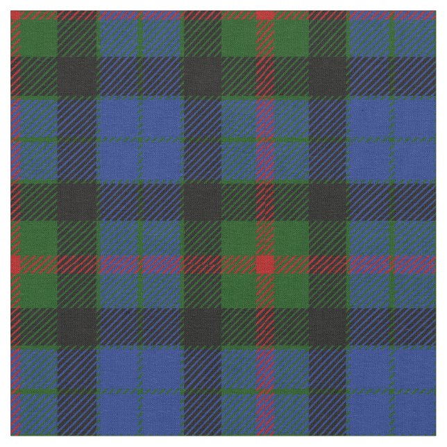 Tecido Impressão do Tartan de Gunn (Detalhe)