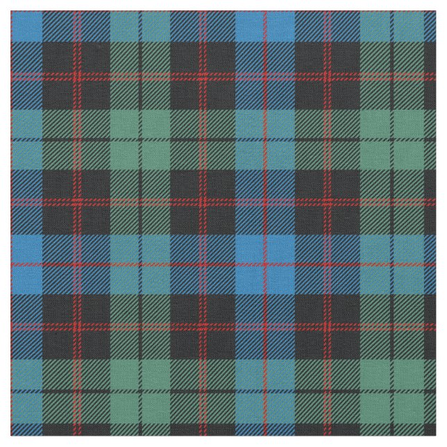 Tecido Impressão do Tartan de Gunthrie (Detalhe)
