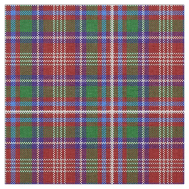 Tecido Impressão do Tartan de Ritchie (Detalhe)