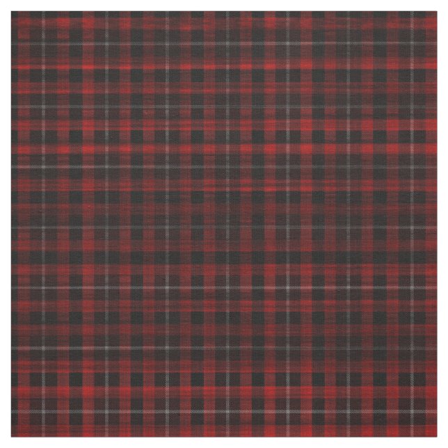 Tecido Impressão do Xadrez do Gótico Vermelho Suav (Modelo)