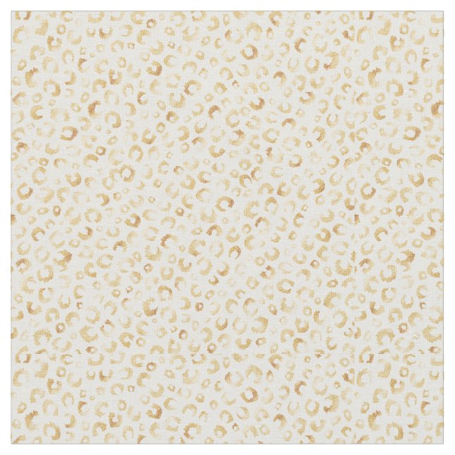 Tecido Impressão Dourada brilhante Elegante Leopard Anima (Detalhe)