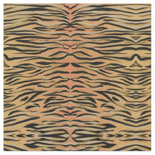 Tecido Impressão em na moda Black Dourado Tigre Animal