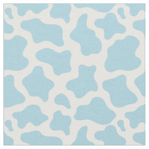 Tecido impressão kawaii azul pastel
