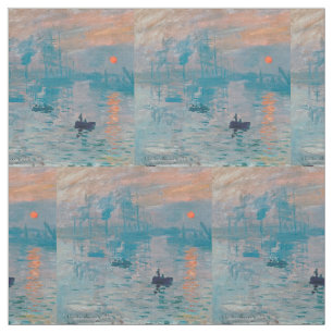 Tecido Impressão monet impressionista da classe sunrise