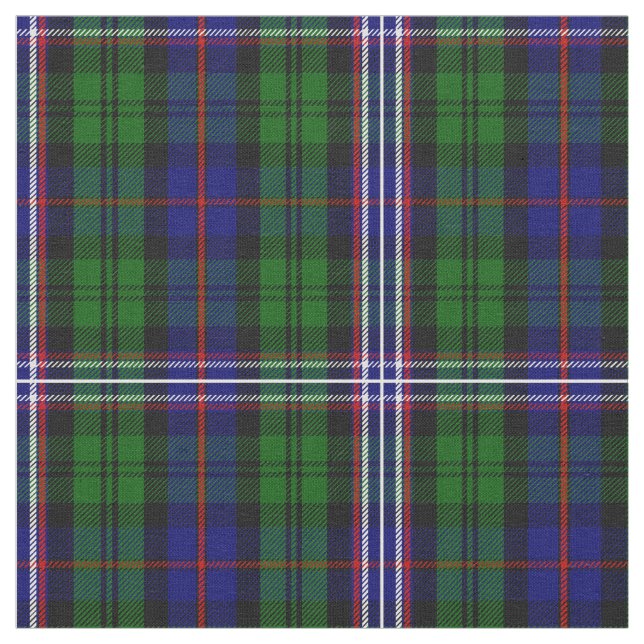 Tecido Impressão nacional escocês do Tartan (Detalhe)