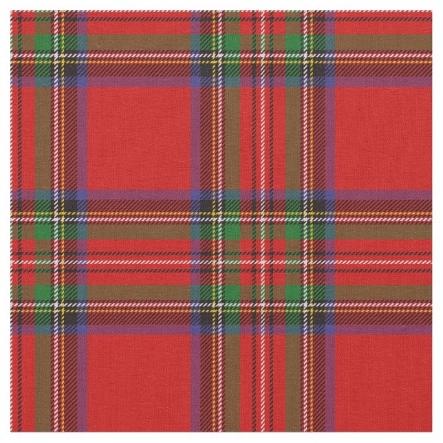 Tecido Impressão real do Tartan de Stewart (Detalhe)
