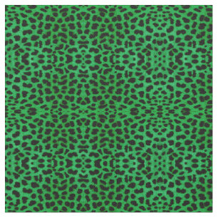 Tecido Impressão Verde Leopardo