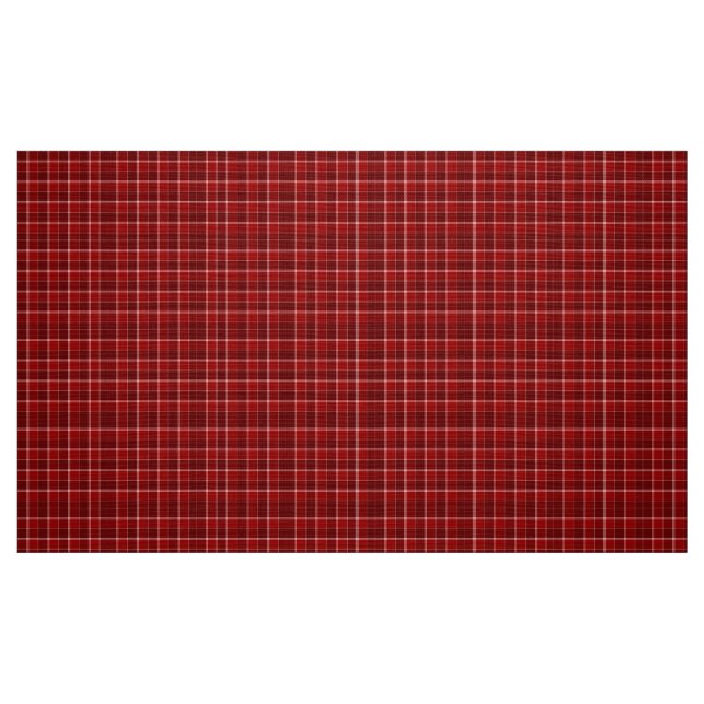 Tecido impresso com pano de Xadrez vermelho (Fat Quarter)