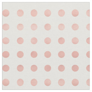 Tecido Impresso com Pontos Polka Dourado Rosa Por 