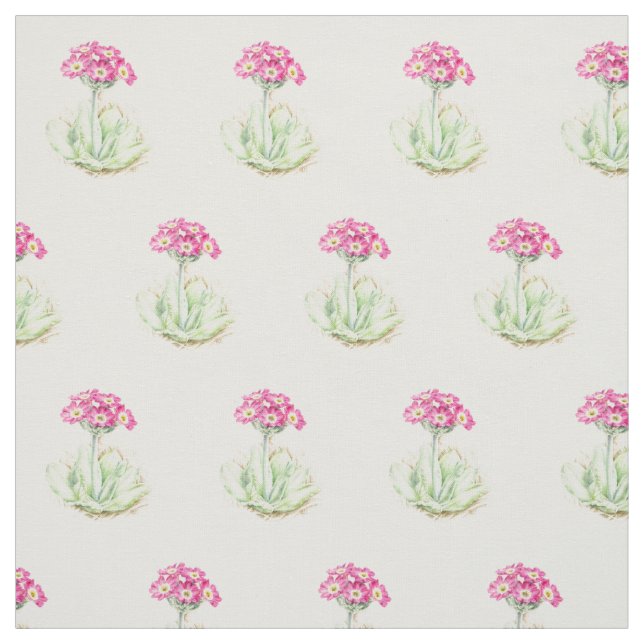 Tecido impresso de pintura aquosa Primrose (Modelo)